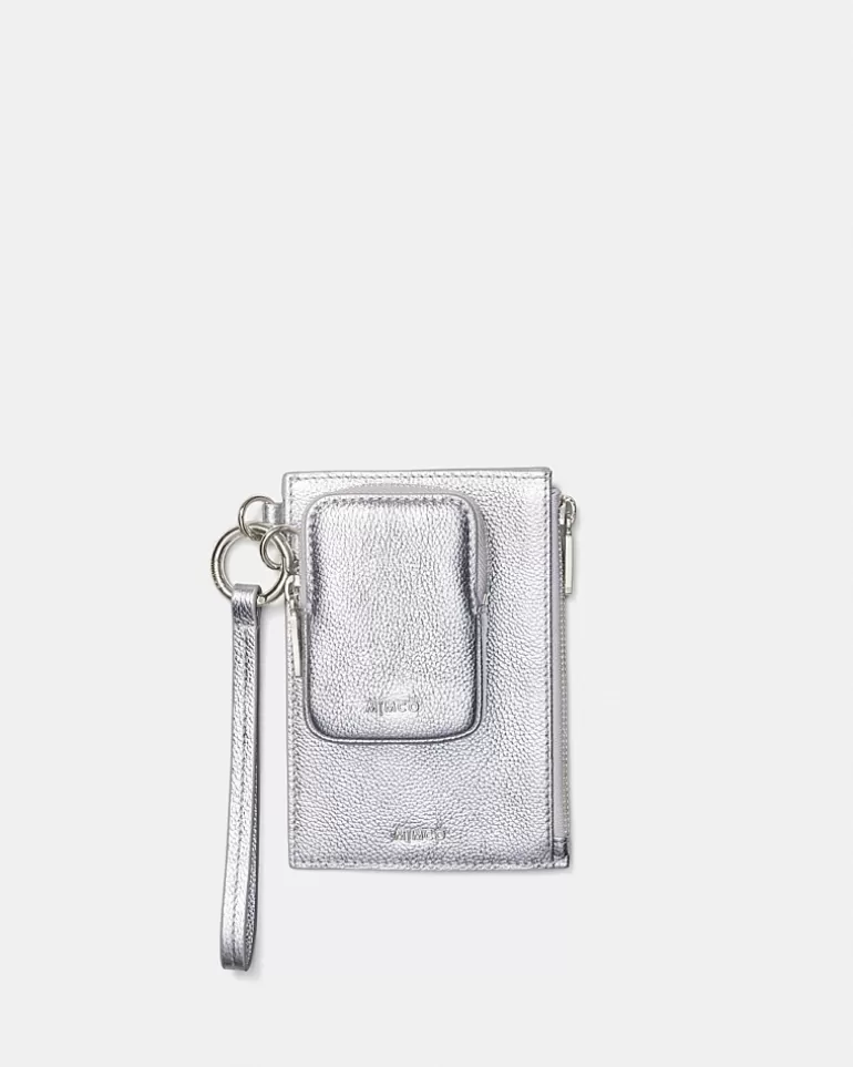 Clearance Classico Metallic Travel Duo Pouch Tech Accessories