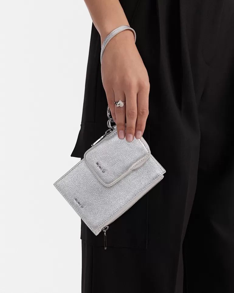 Clearance Classico Metallic Travel Duo Pouch Tech Accessories