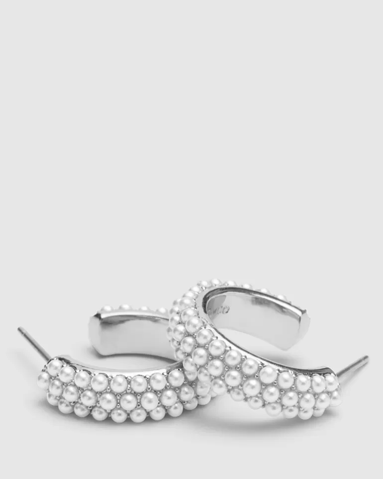 Best Enchant Pearl Hoop Earrings Earrings
