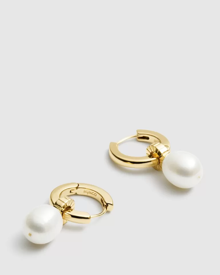 Online Splice Charm Hoop Earrings Earrings